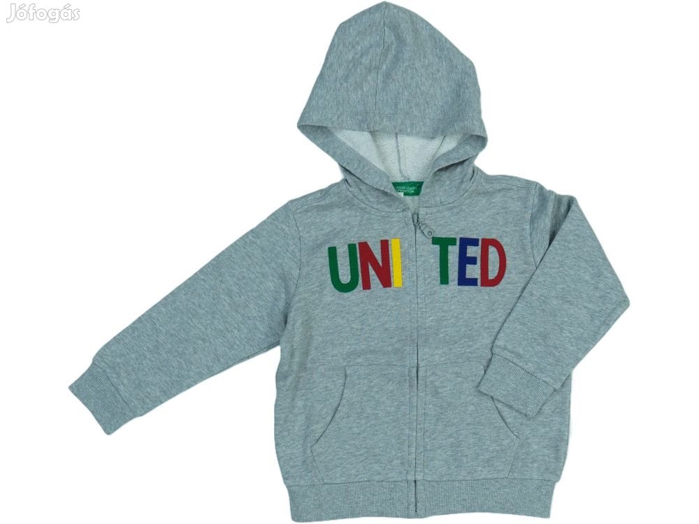 Benetton Új (címkés) Fiú Kapucnis pulóver (Méret: 110)