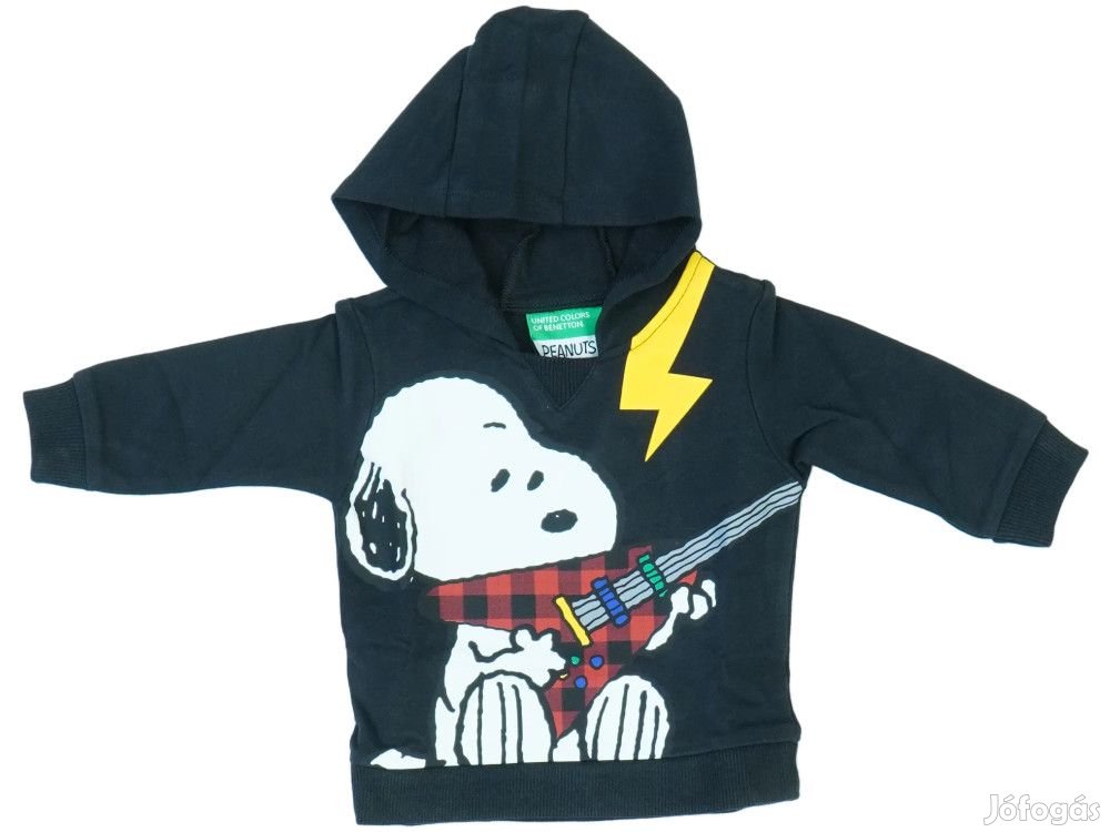 Benetton Új (címkés) Fiú Kapucnis pulóver (Méret: 62)