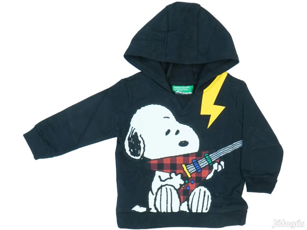 Benetton Új (címkés) Fiú Kapucnis pulóver (Méret: 68)