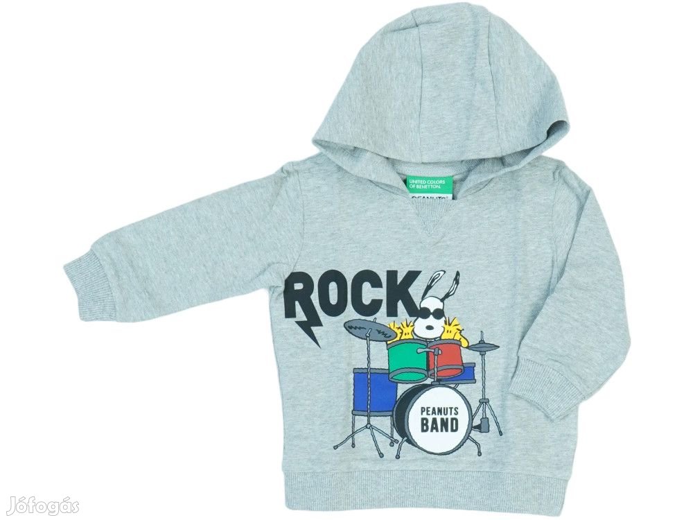 Benetton Új (címkés) Fiú Kapucnis pulóver (Méret: 68)