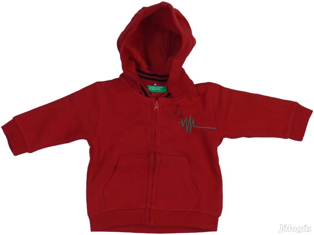 Benetton Új (címkés) Fiú Kapucnis pulóver (Méret: 68)