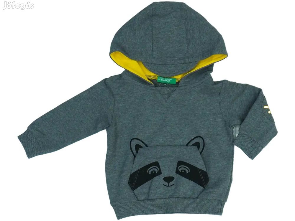 Benetton Új (címkés) Fiú Kapucnis pulóver (Méret: 68)