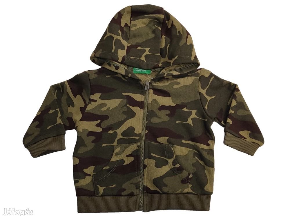 Benetton Új (címkés) Fiú Kapucnis pulóver (Méret: 68)
