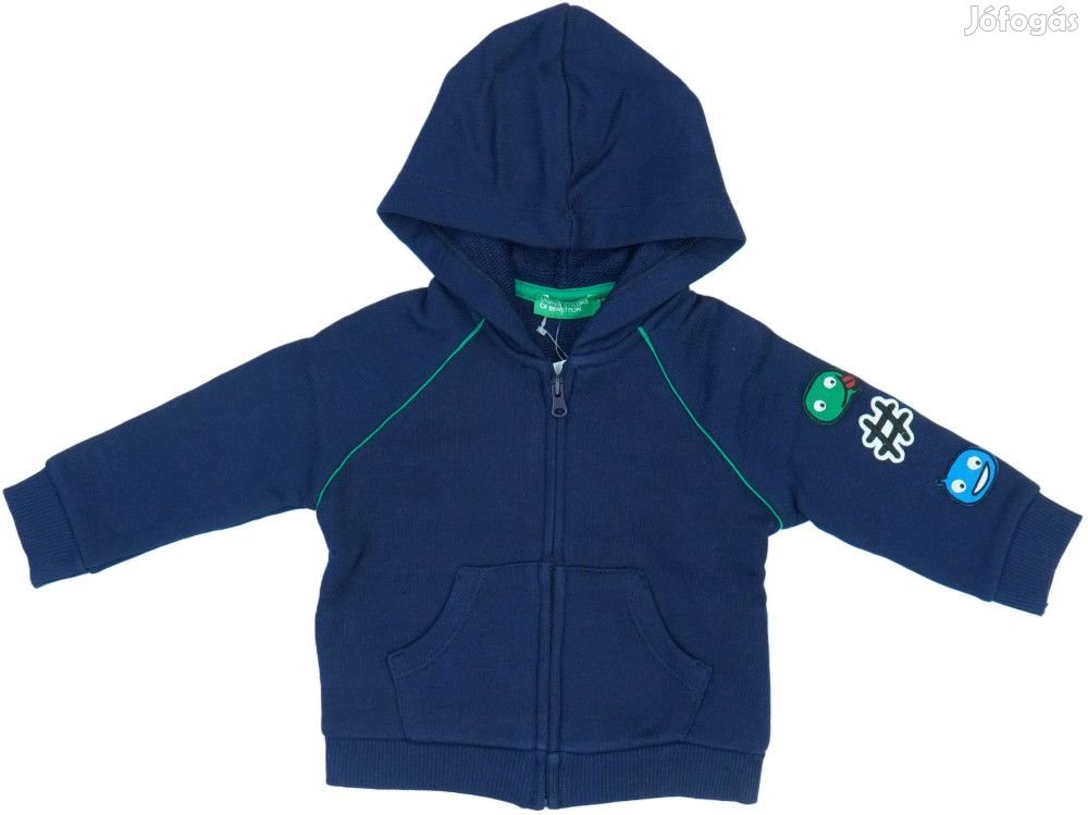 Benetton Új (címkés) Fiú Kapucnis pulóver (Méret: 68)