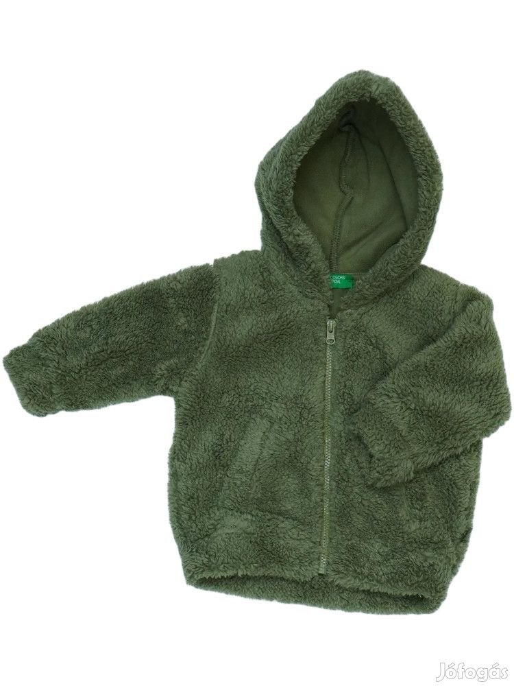 Benetton Új (címkés) Fiú Kapucnis pulóver (Méret: 74)