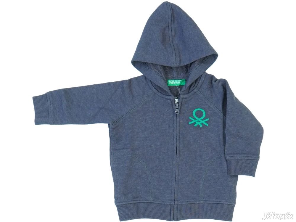 Benetton Új (címkés) Fiú Kapucnis pulóver (Méret: 74)