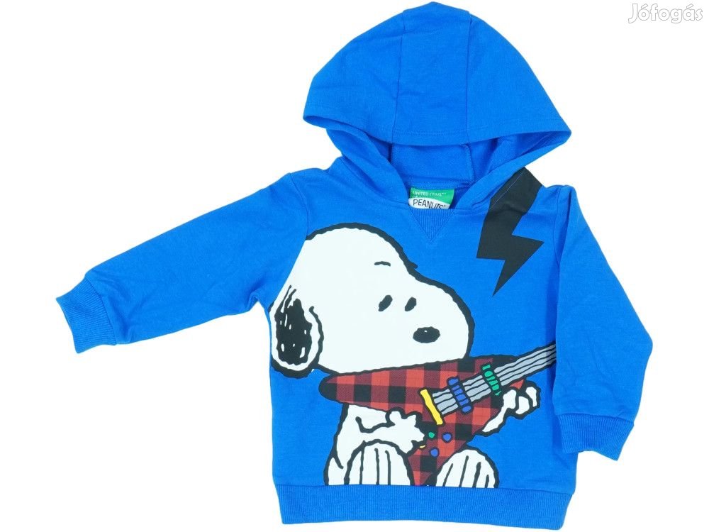 Benetton Új (címkés) Fiú Kapucnis pulóver (Méret: 74)