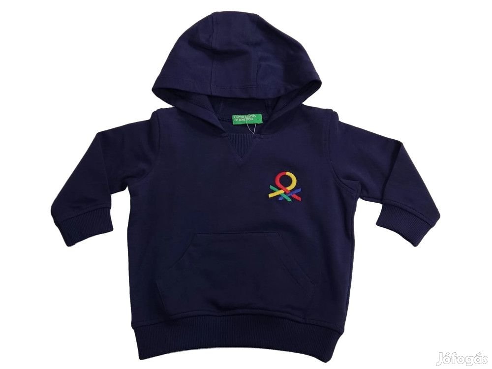 Benetton Új (címkés) Fiú Kapucnis pulóver (Méret: 74)