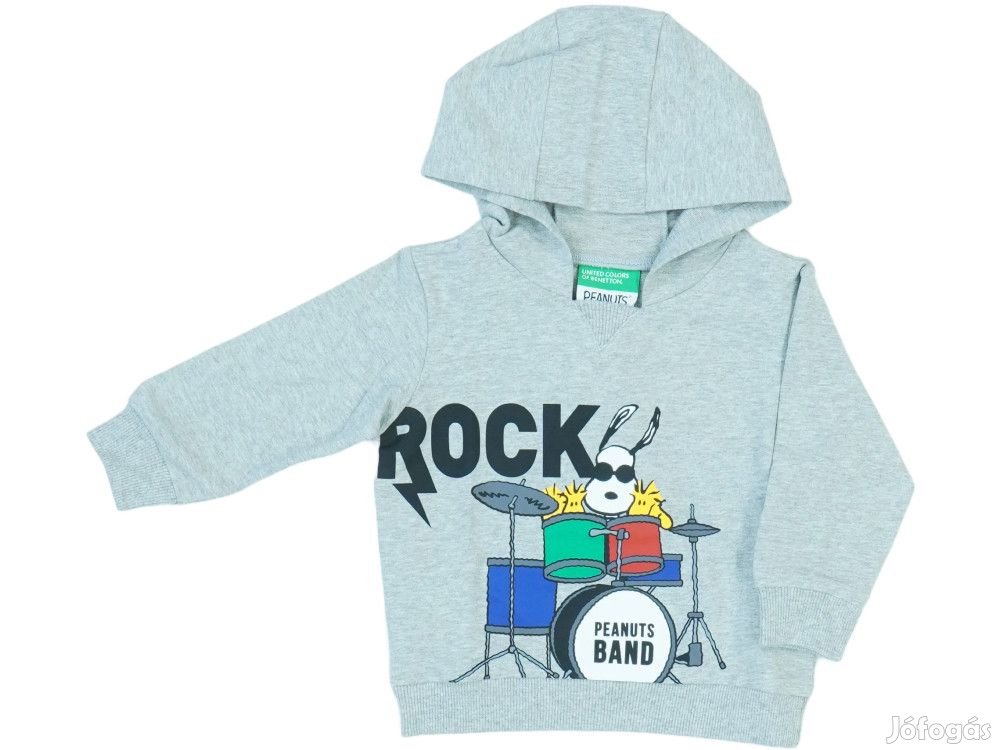 Benetton Új (címkés) Fiú Kapucnis pulóver (Méret: 74)
