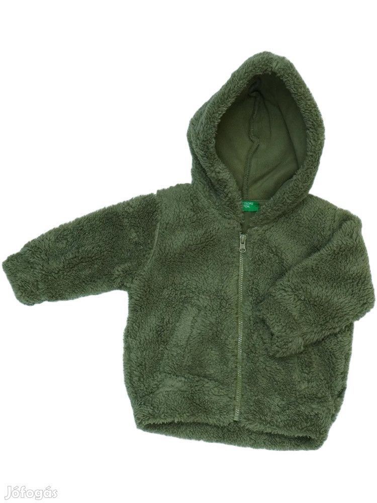 Benetton Új (címkés) Fiú Kapucnis pulóver (Méret: 74)