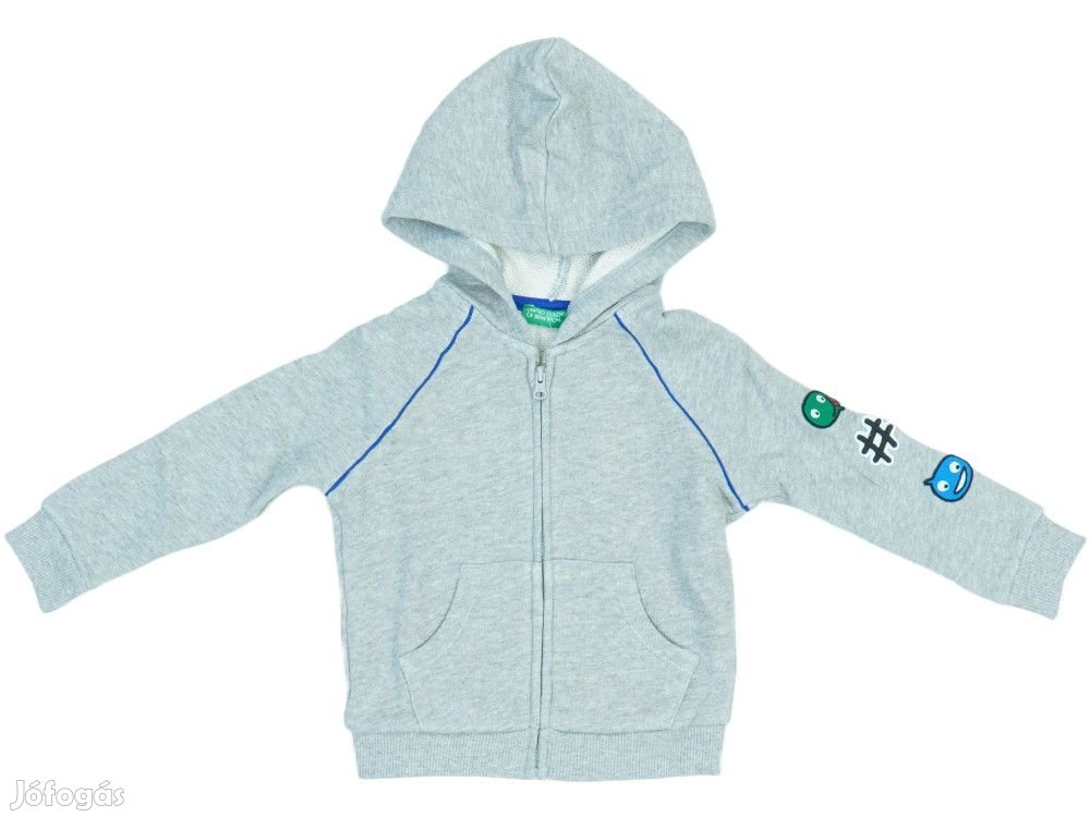 Benetton Új (címkés) Fiú Kapucnis pulóver (Méret: 80)