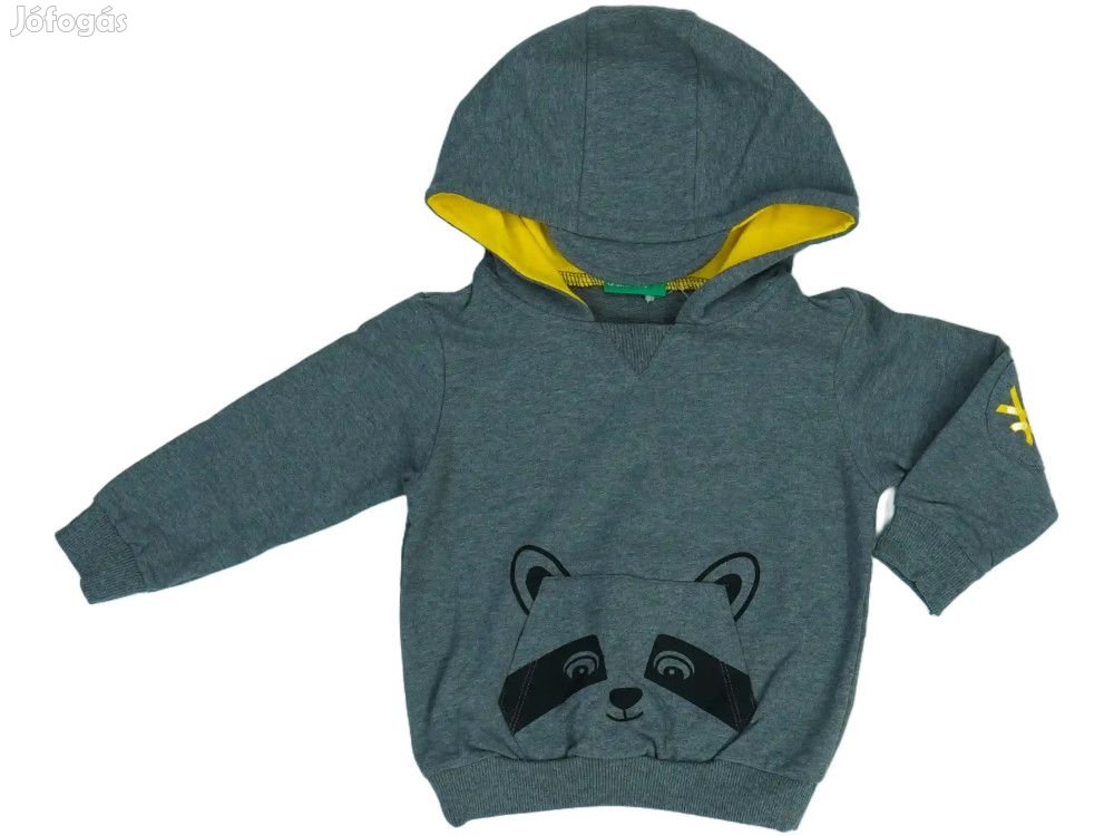 Benetton Új (címkés) Fiú Kapucnis pulóver (Méret: 80)
