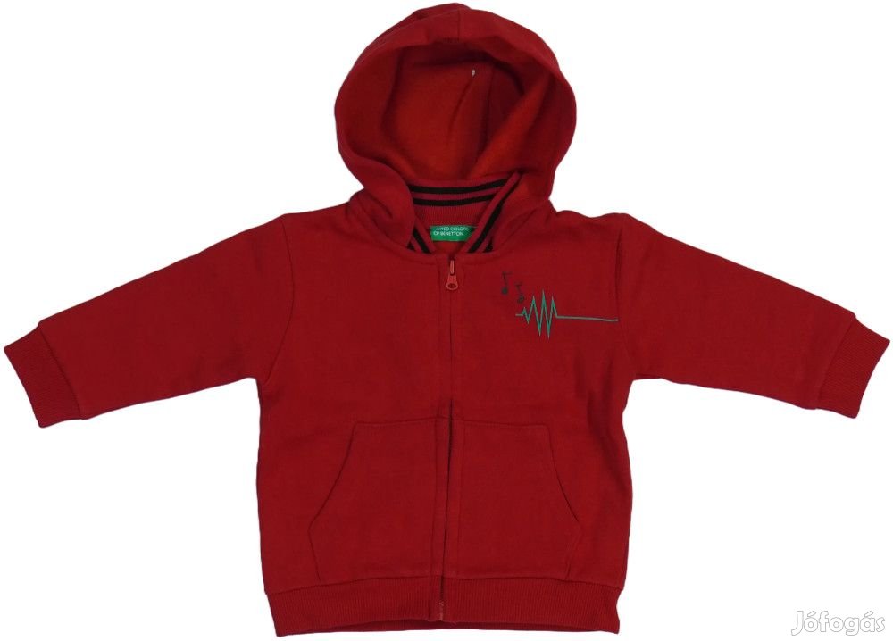 Benetton Új (címkés) Fiú Kapucnis pulóver (Méret: 80)