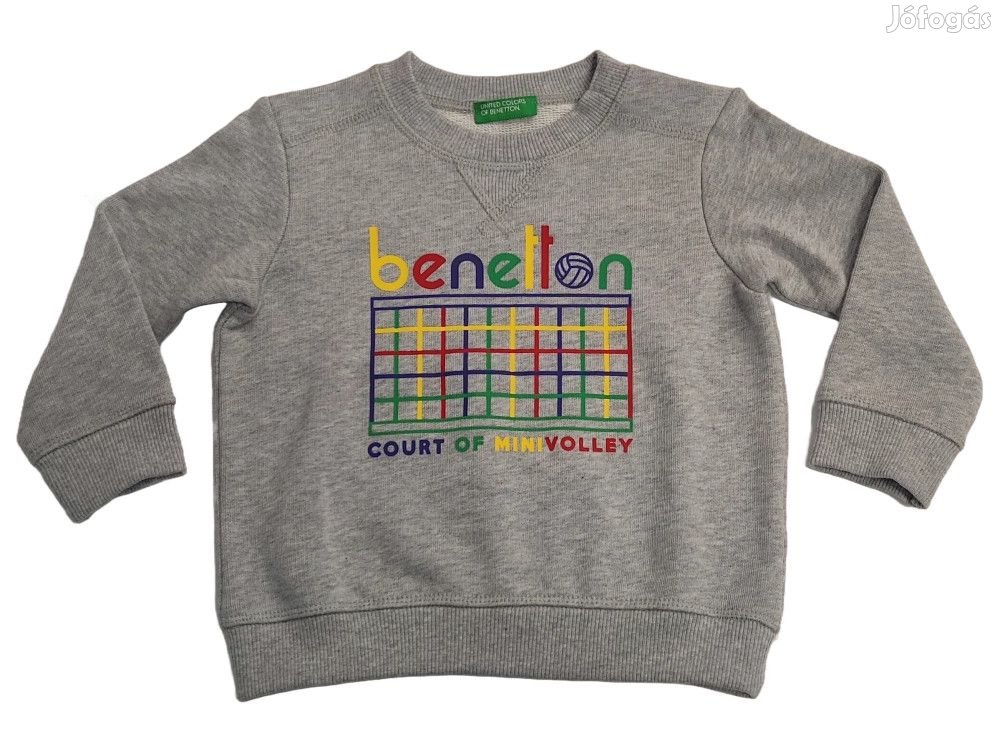 Benetton Új (címkés) Fiú Kapucnis pulóver (Méret: 80)