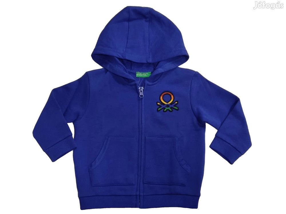 Benetton Új (címkés) Fiú Kapucnis pulóver (Méret: 80)