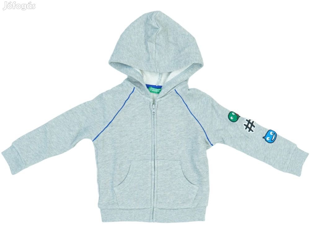 Benetton Új (címkés) Fiú Kapucnis pulóver (Méret: 80)