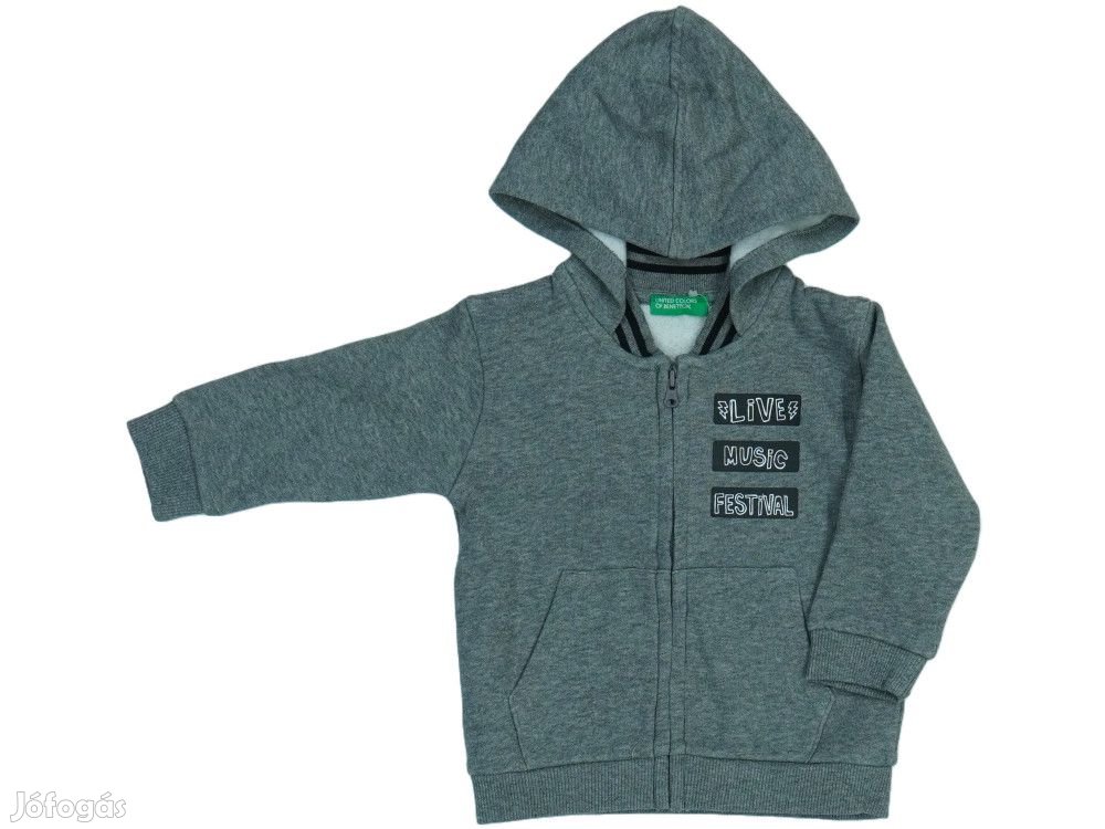 Benetton Új címkés Fiú Kapucnis pulóver Méret 80