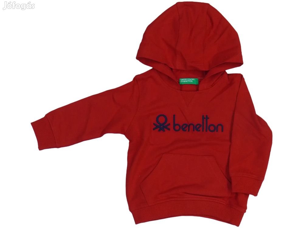 Benetton Új címkés Fiú Kapucnis pulóver Méret 80