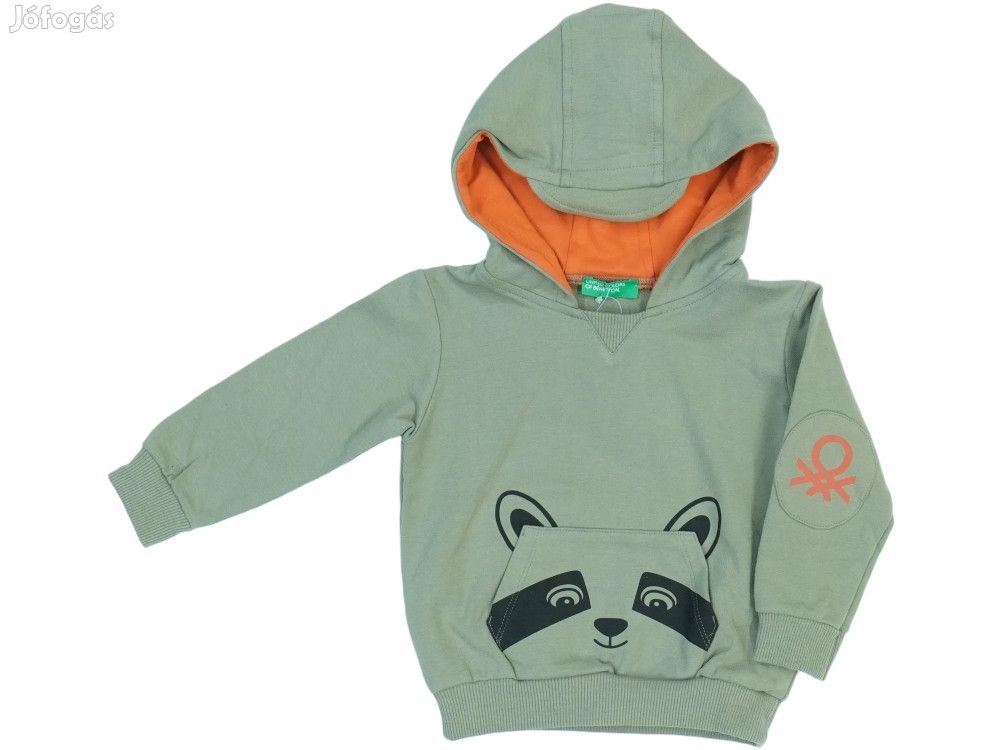 Benetton Új (címkés) Fiú Kapucnis pulóver (Méret: 80)