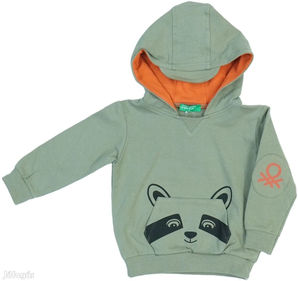 Benetton Új (címkés) Fiú Kapucnis pulóver (Méret: 80)