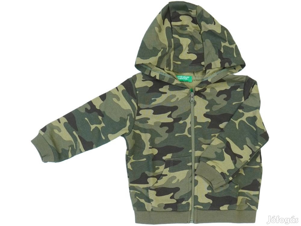 Benetton Új (címkés) Fiú Kapucnis pulóver (Méret: 86)