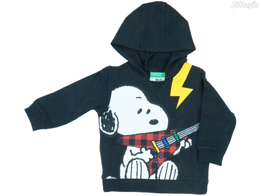 Benetton Új (címkés) Fiú Kapucnis pulóver (Méret: 86)