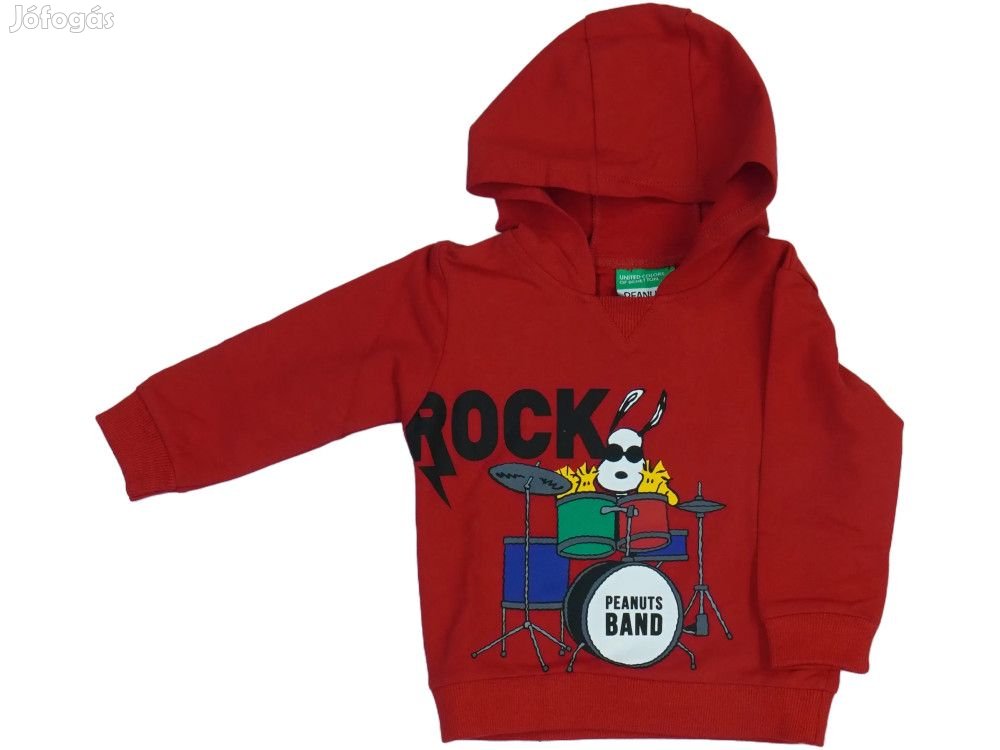 Benetton Új címkés Fiú Kapucnis pulóver Méret 86