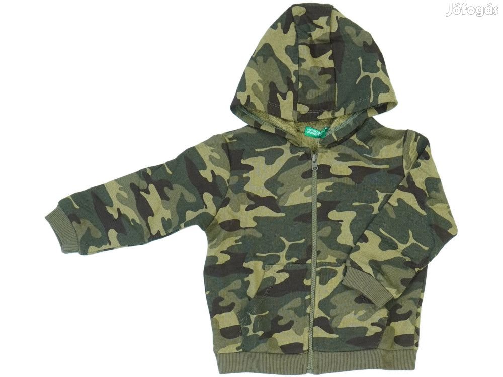 Benetton Új (címkés) Fiú Kapucnis pulóver (Méret: 92)