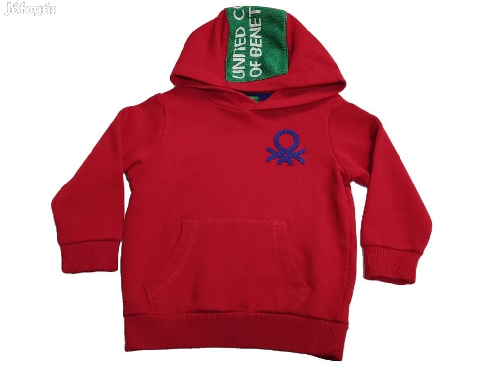 Benetton Új (címkés) Fiú Kapucnis pulóver (Méret: 92)