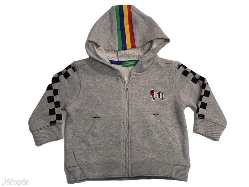 Benetton Új (címkés) Fiú Kapucnis pulóver (Méret: 92)