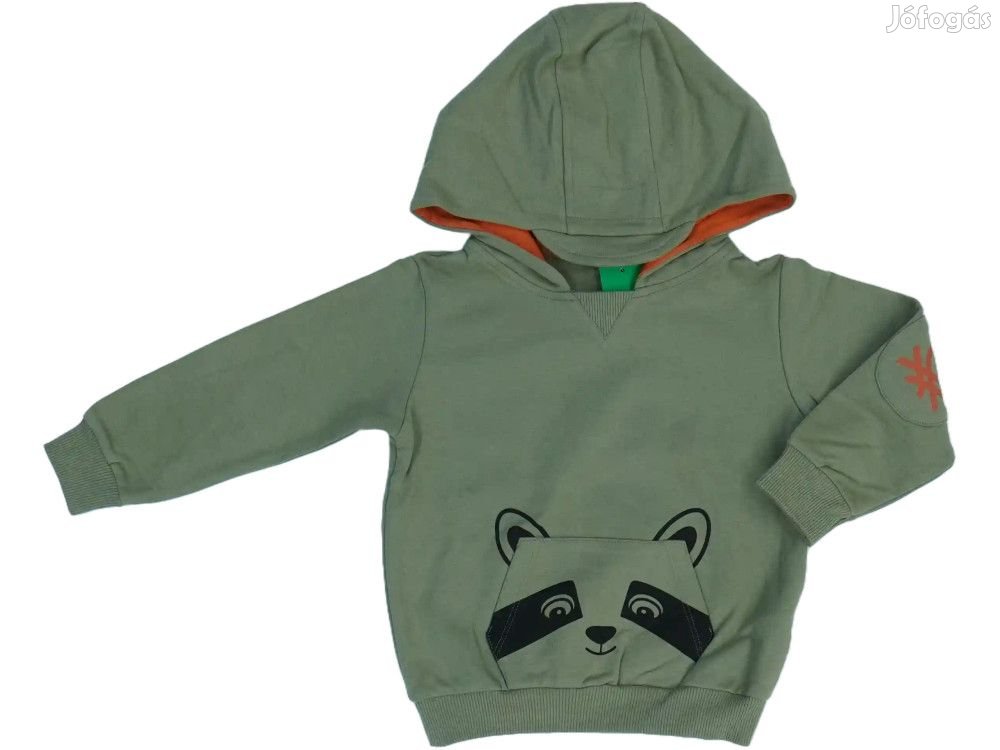 Benetton Új (címkés) Fiú Kapucnis pulóver (Méret: 92)