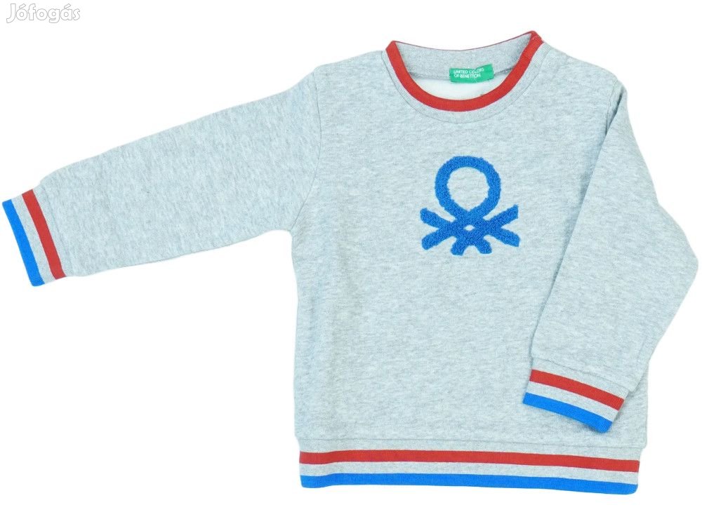 Benetton Új (címkés) Fiú Kapucnis pulóver (Méret: 92)
