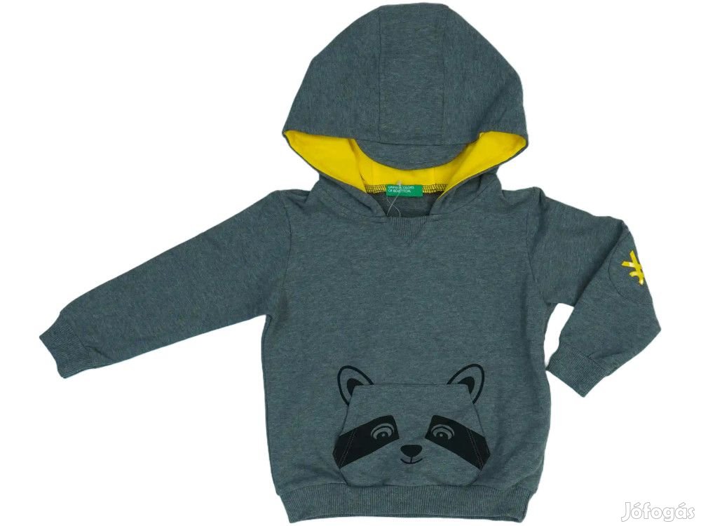 Benetton Új (címkés) Fiú Kapucnis pulóver (Méret: 92)