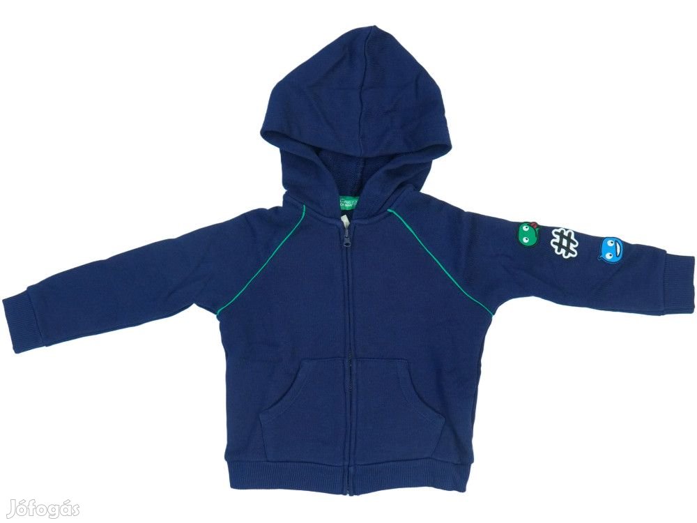 Benetton Új (címkés) Fiú Kapucnis pulóver (Méret: 92)