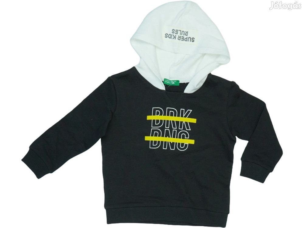 Benetton Új (címkés) Fiú Kapucnis pulóver (Méret: 92)