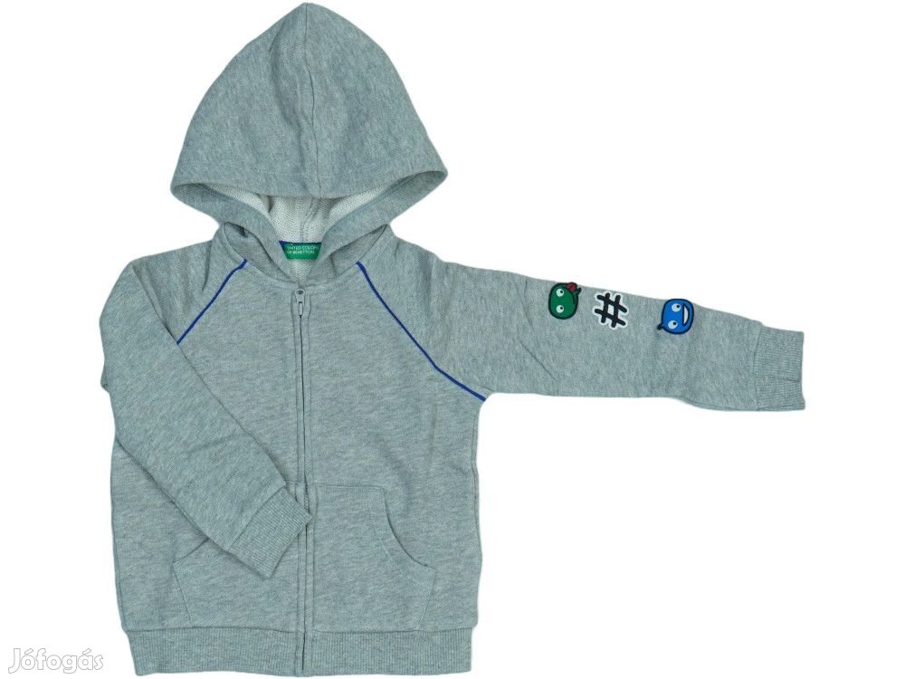 Benetton Új címkés Fiú Kapucnis pulóver Méret 98