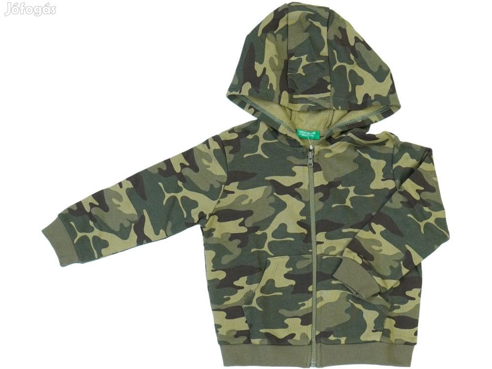 Benetton Új (címkés) Fiú Kapucnis pulóver (Méret: 98)