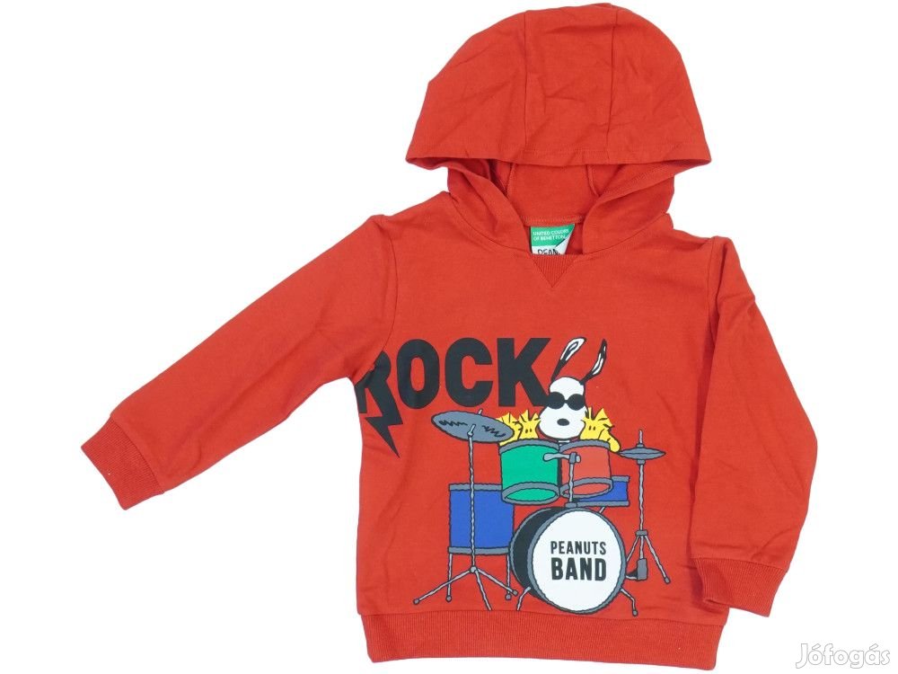 Benetton Új (címkés) Fiú Kapucnis pulóver (Méret: 98)