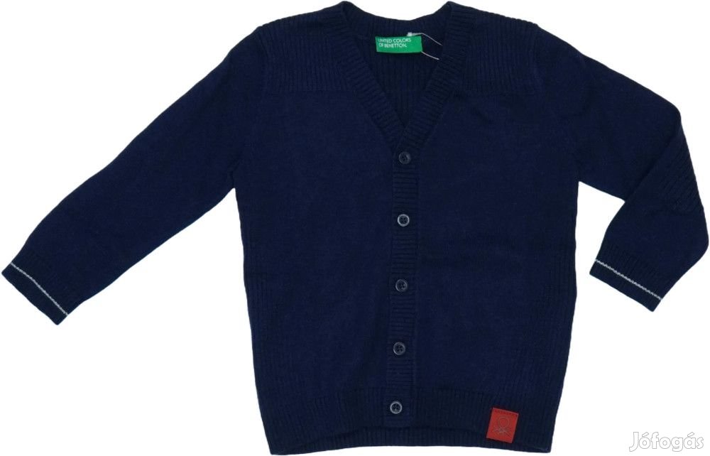 Benetton Új (címkés) Fiú Kardigán (Méret: 80)