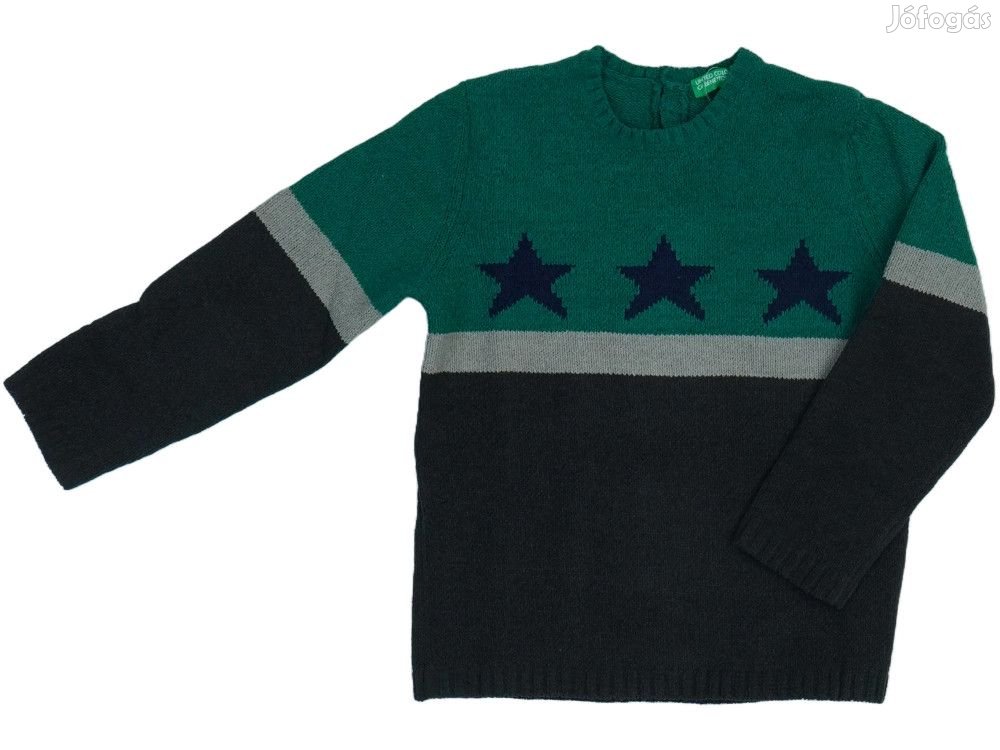 Benetton Új címkés Fiú Kötött pulcsi Méret 104