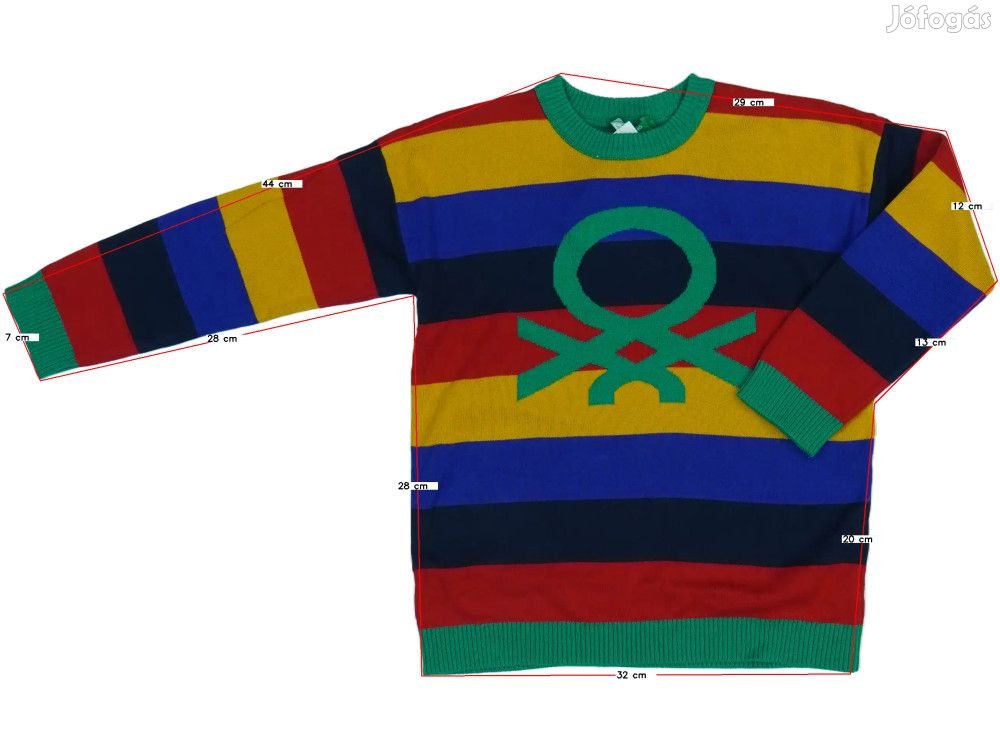 Benetton Új (címkés) Fiú Kötött pulcsi (Méret: 110)