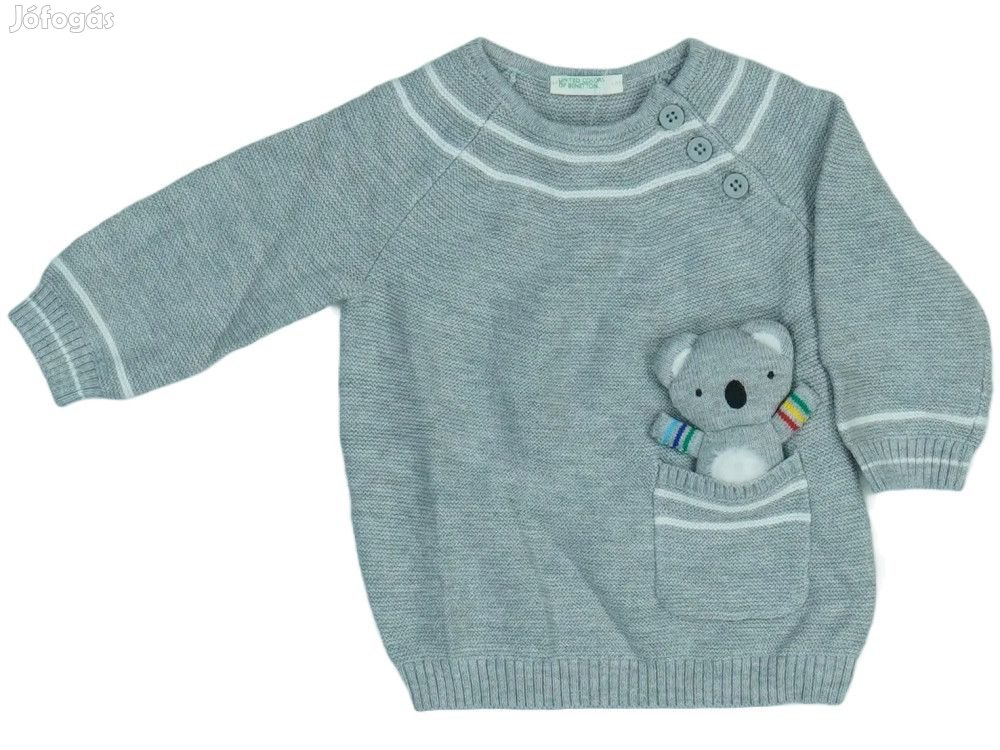 Benetton Új címkés Fiú Kötött pulcsi Méret 62