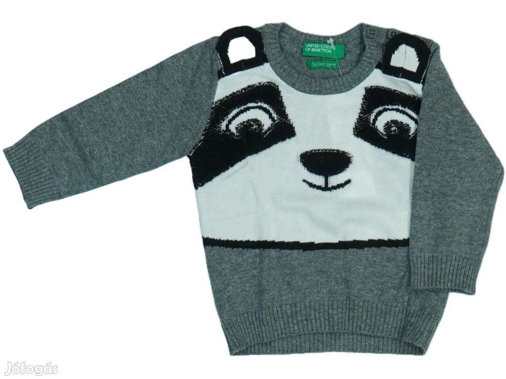 Benetton Új címkés Fiú Kötött pulcsi Méret 68