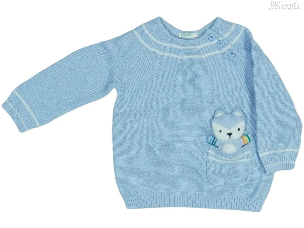 Benetton Új címkés Fiú Kötött pulcsi Méret 74