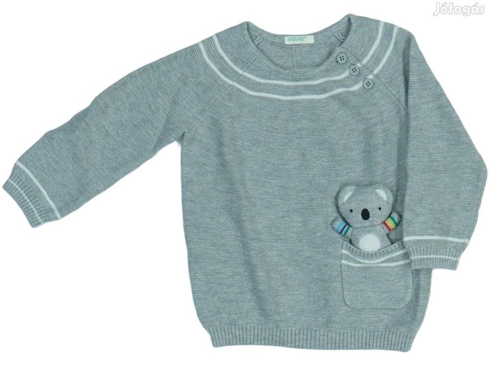 Benetton Új címkés Fiú Kötött pulcsi Méret 80