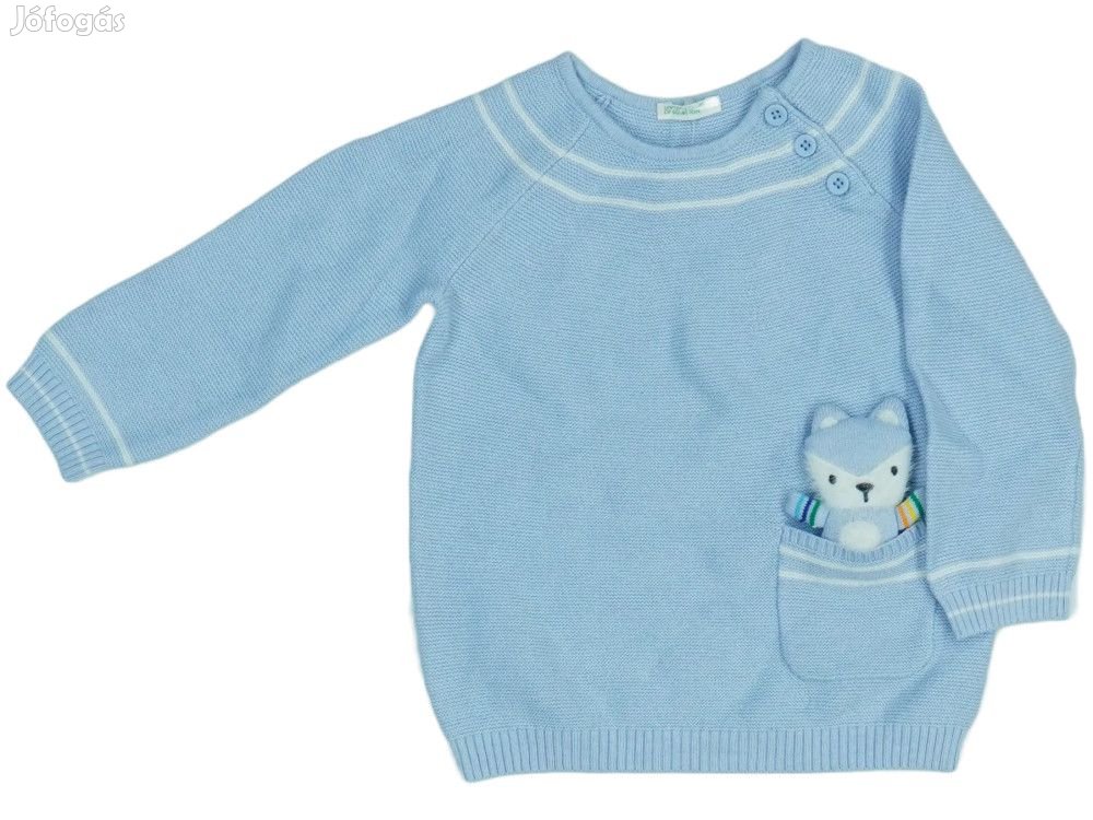 Benetton Új címkés Fiú Kötött pulcsi Méret 80
