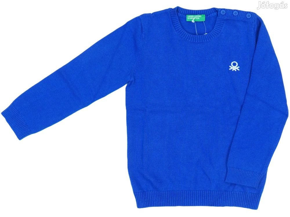 Benetton Új (címkés) Fiú Kötött pulcsi (Méret: 98)
