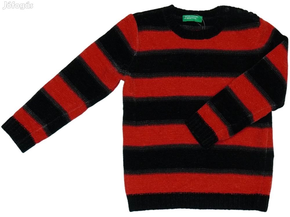 Benetton Új (címkés) Fiú Kötött pulcsi (Méret: 98)