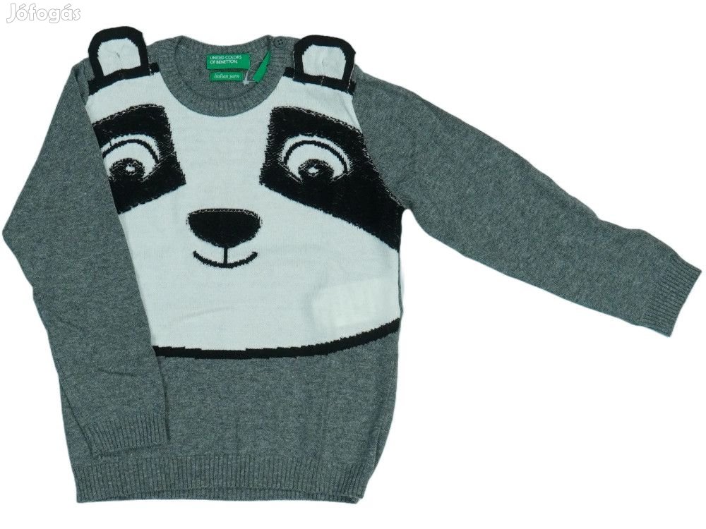 Benetton Új címkés Fiú Kötött pulcsi Méret 98