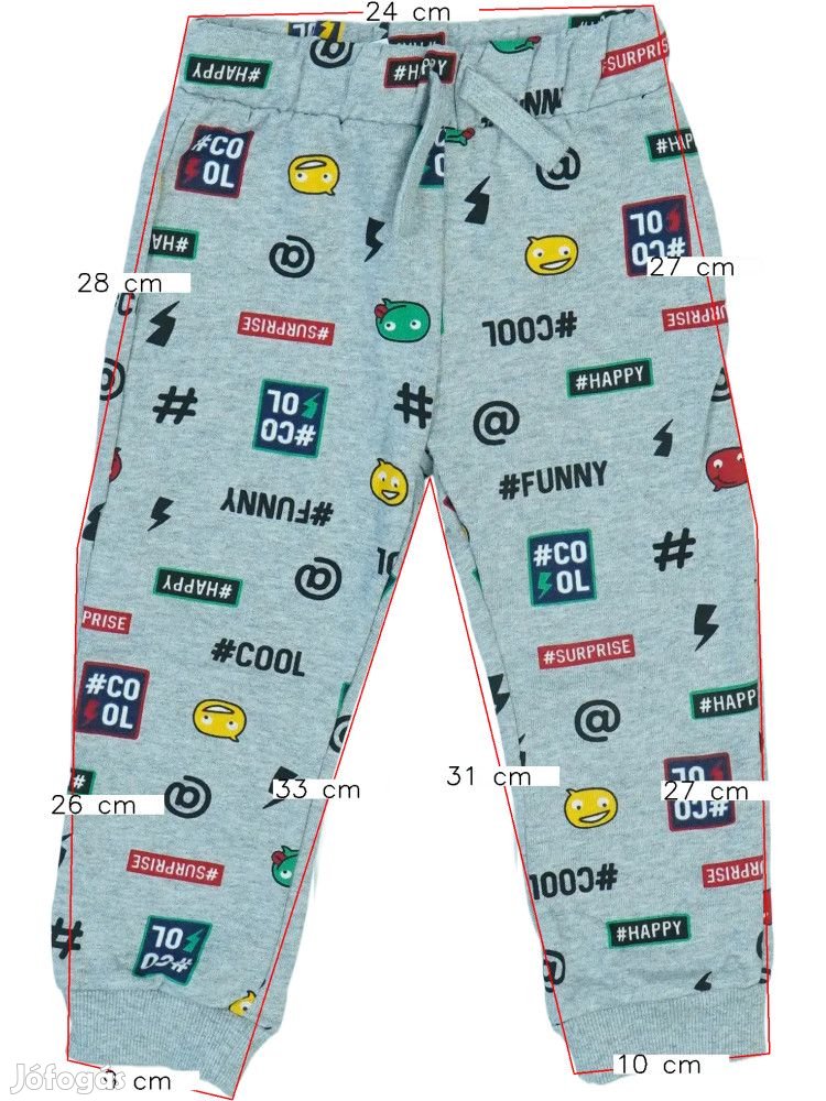 Benetton Új (címkés) Fiú Melegítőnadrág (Méret: 122)